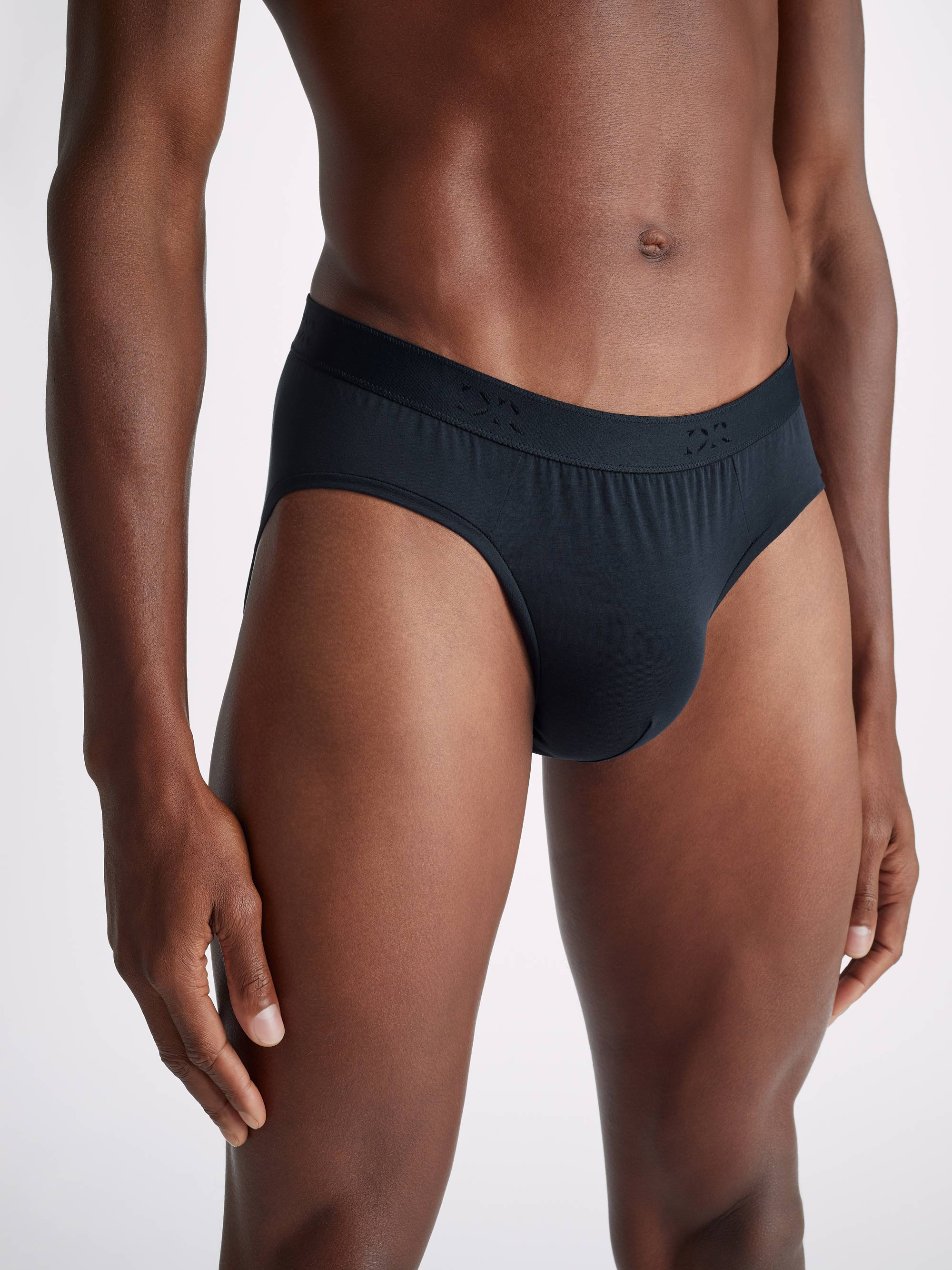 Men's Briefs Jack Pima Cotton Stretch Navy - 5