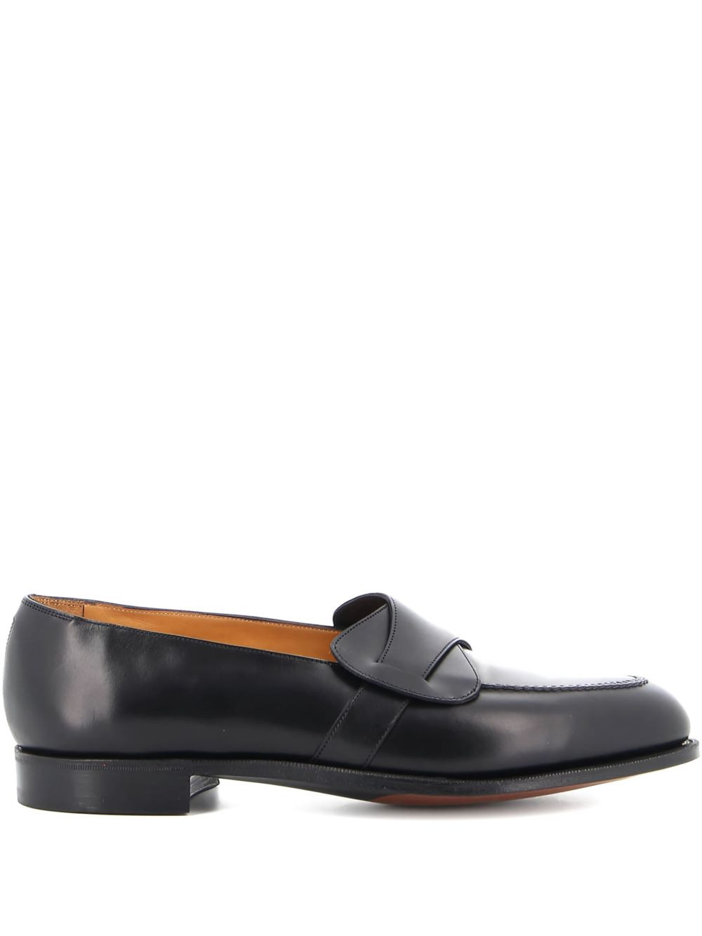 leather slip-on loafers - 1