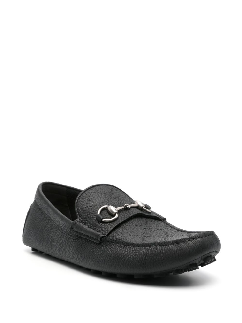 Horsebit-deatil leather loafers - 2