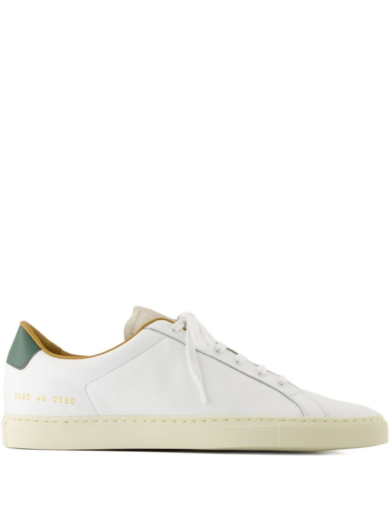 leather low-top sneakers 1