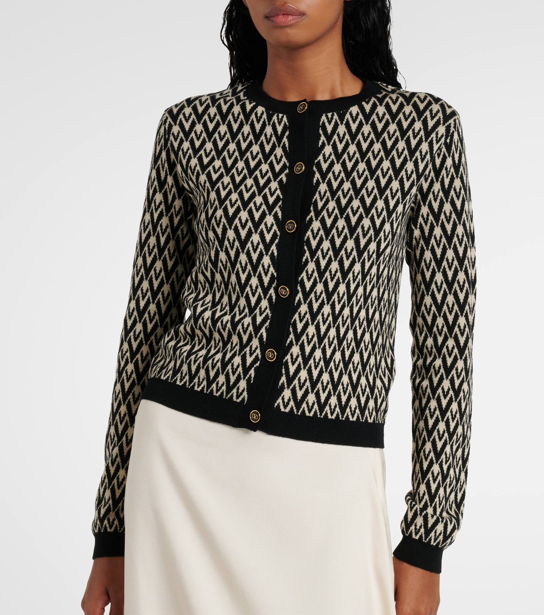 Toute La V virgin wool cardigan - 5