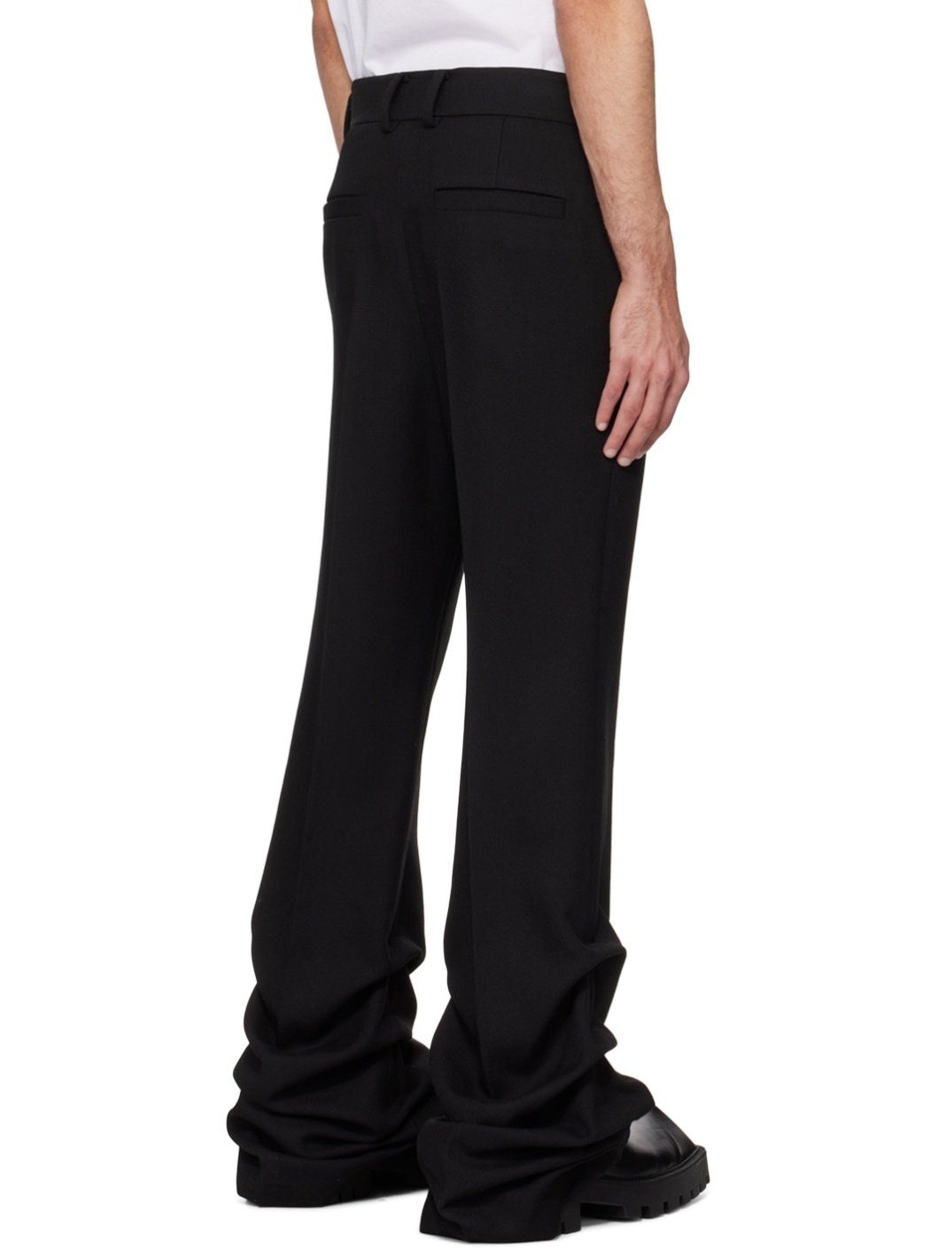 Black Wave Trousers - 3