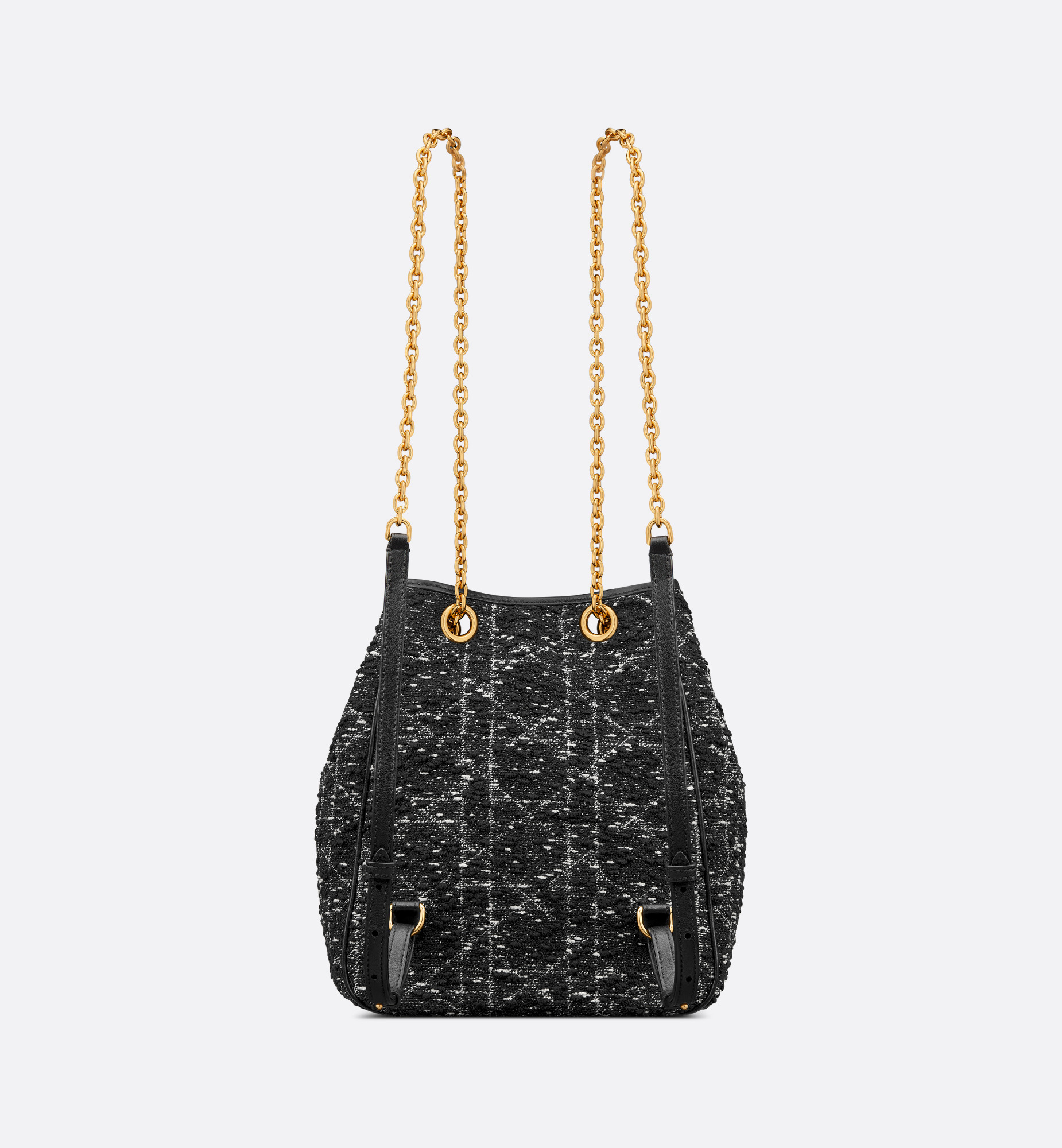 Medium Dior Caro Multicarry Backpack with Chain - 2