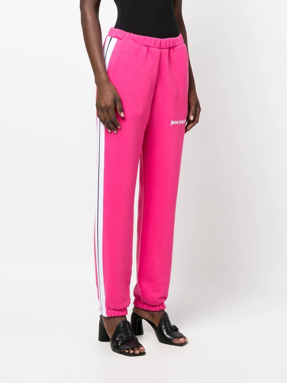 logo-print cotton track pants - 3