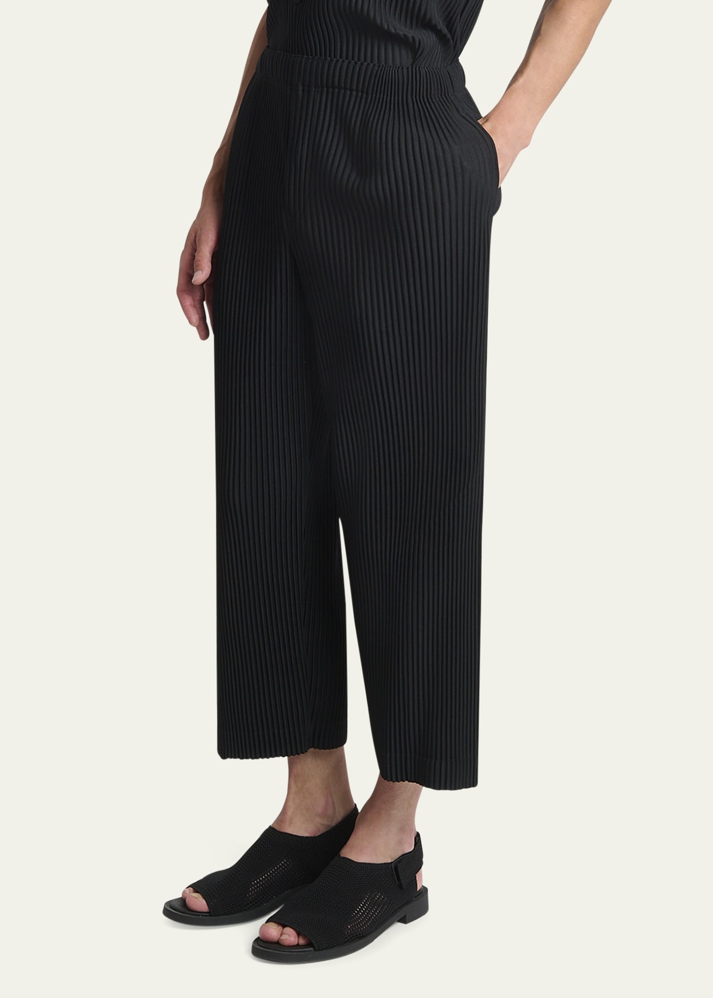 Men's Pleated Straight-Leg Pants - 4