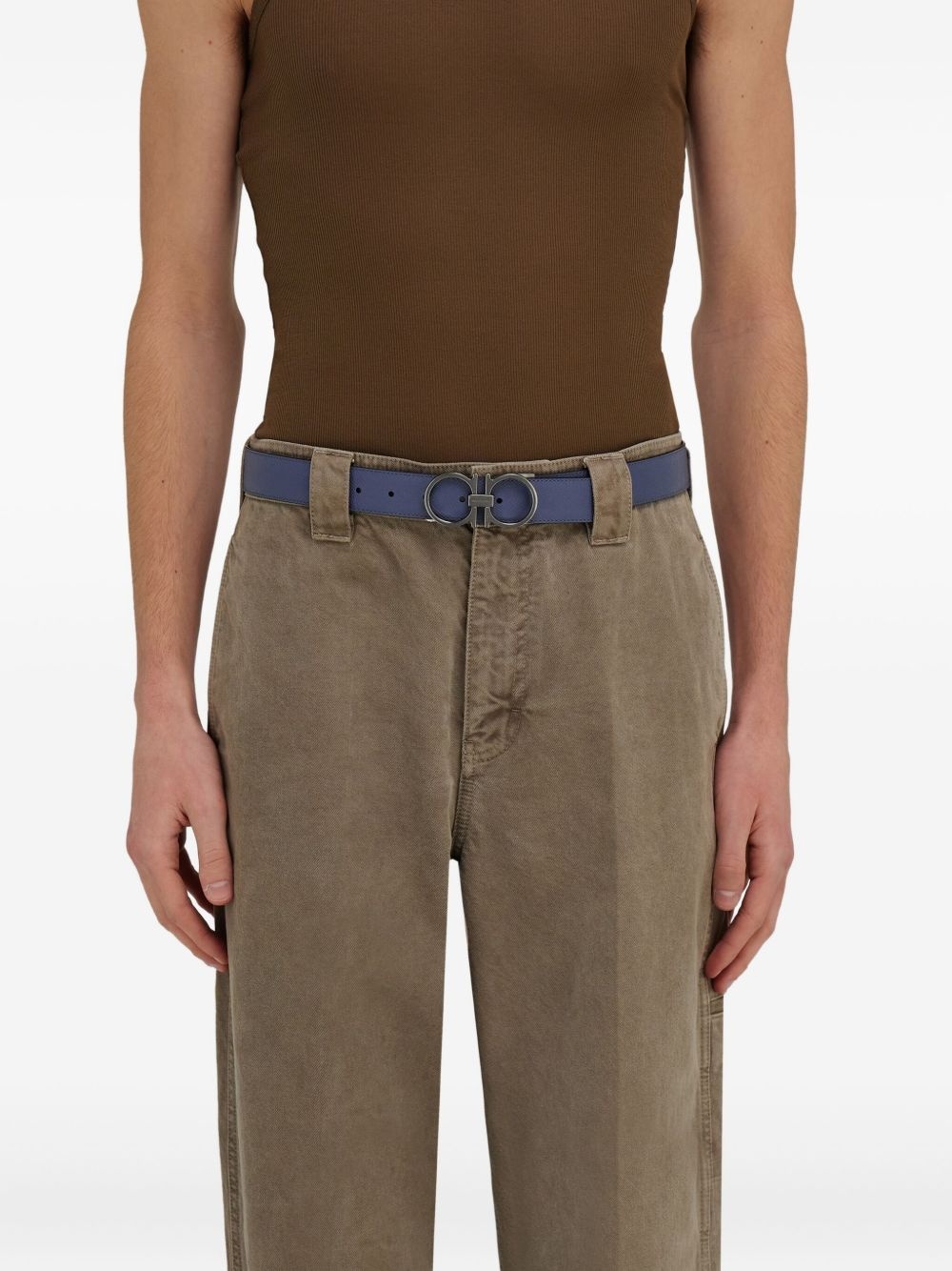 reversible Gancini belt - 3