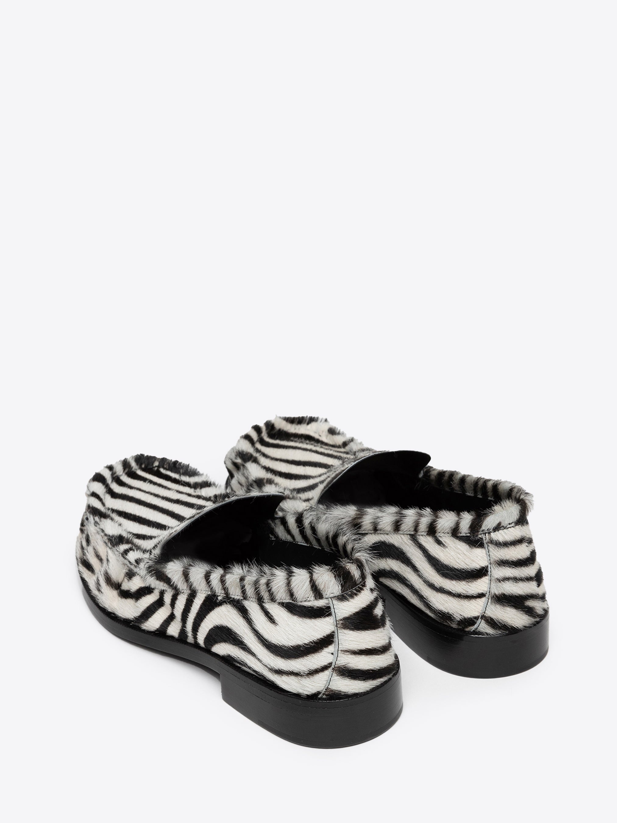 ZEBRA PONYHAIR LOAFERS - 4