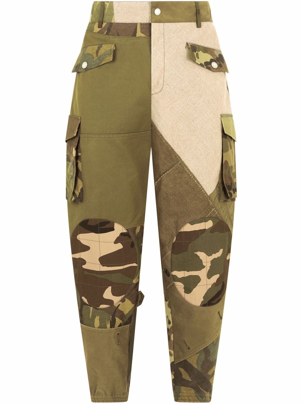 camouflage-print cargo trousers - 1