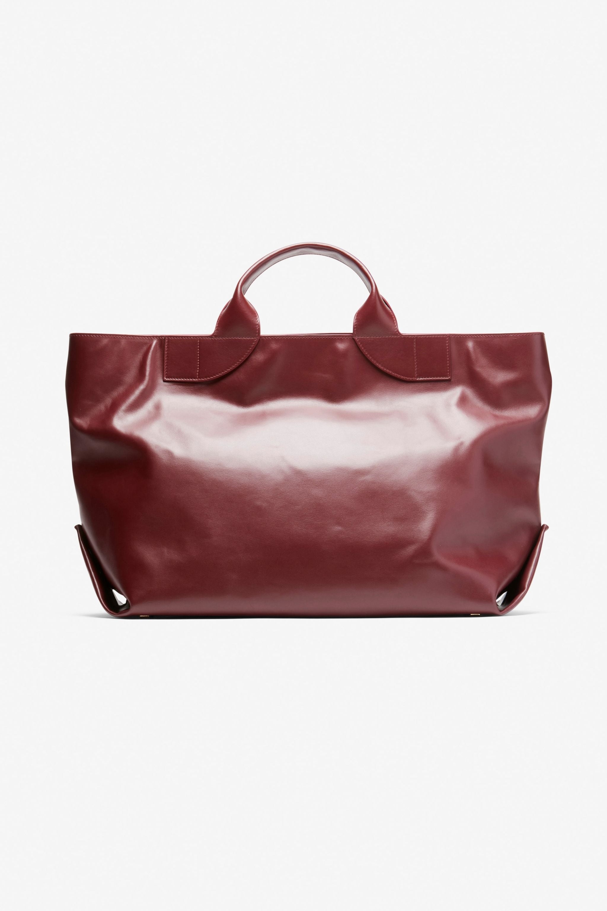 LARGE LEATHER SHOPPING BAG - 2