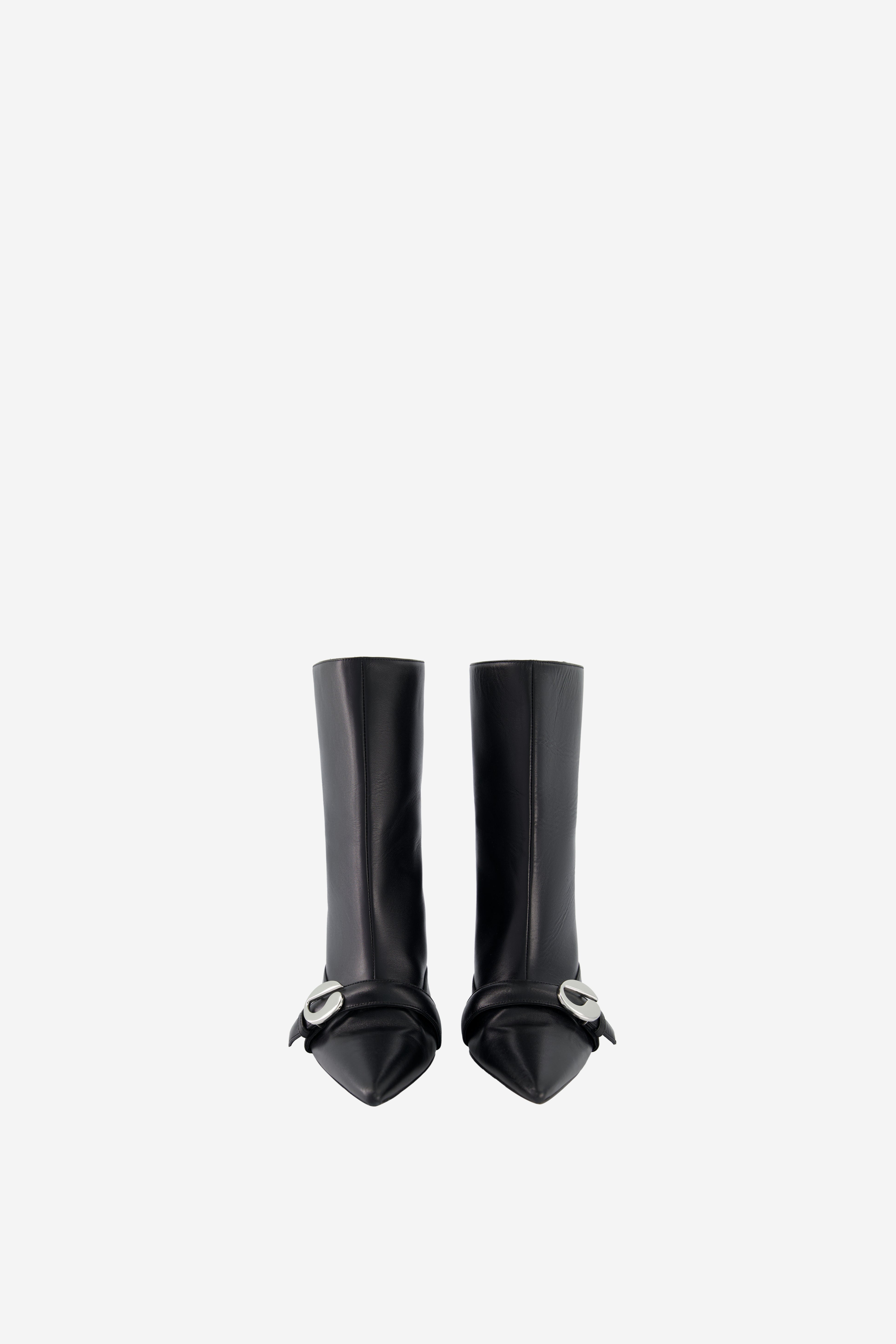 Ankle Heeled Belt Boots - 3