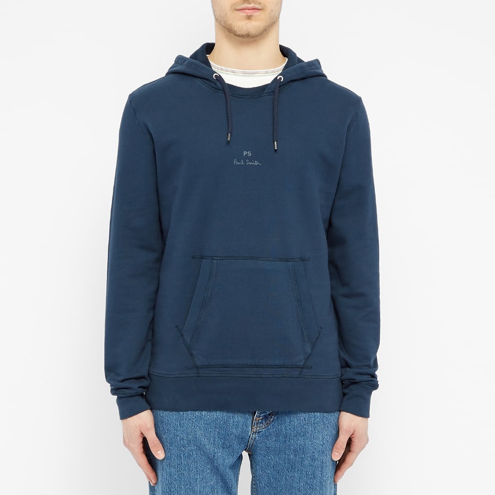 Paul Smith Garment Dyed Logo Hoody - 4