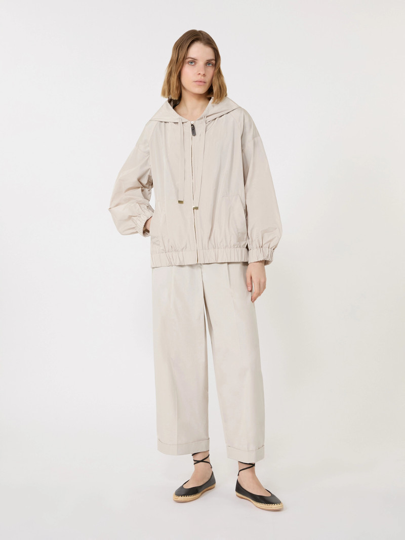 'S Max Mara CAMMEO Short water-repellent taffeta jacket - SAND outlook