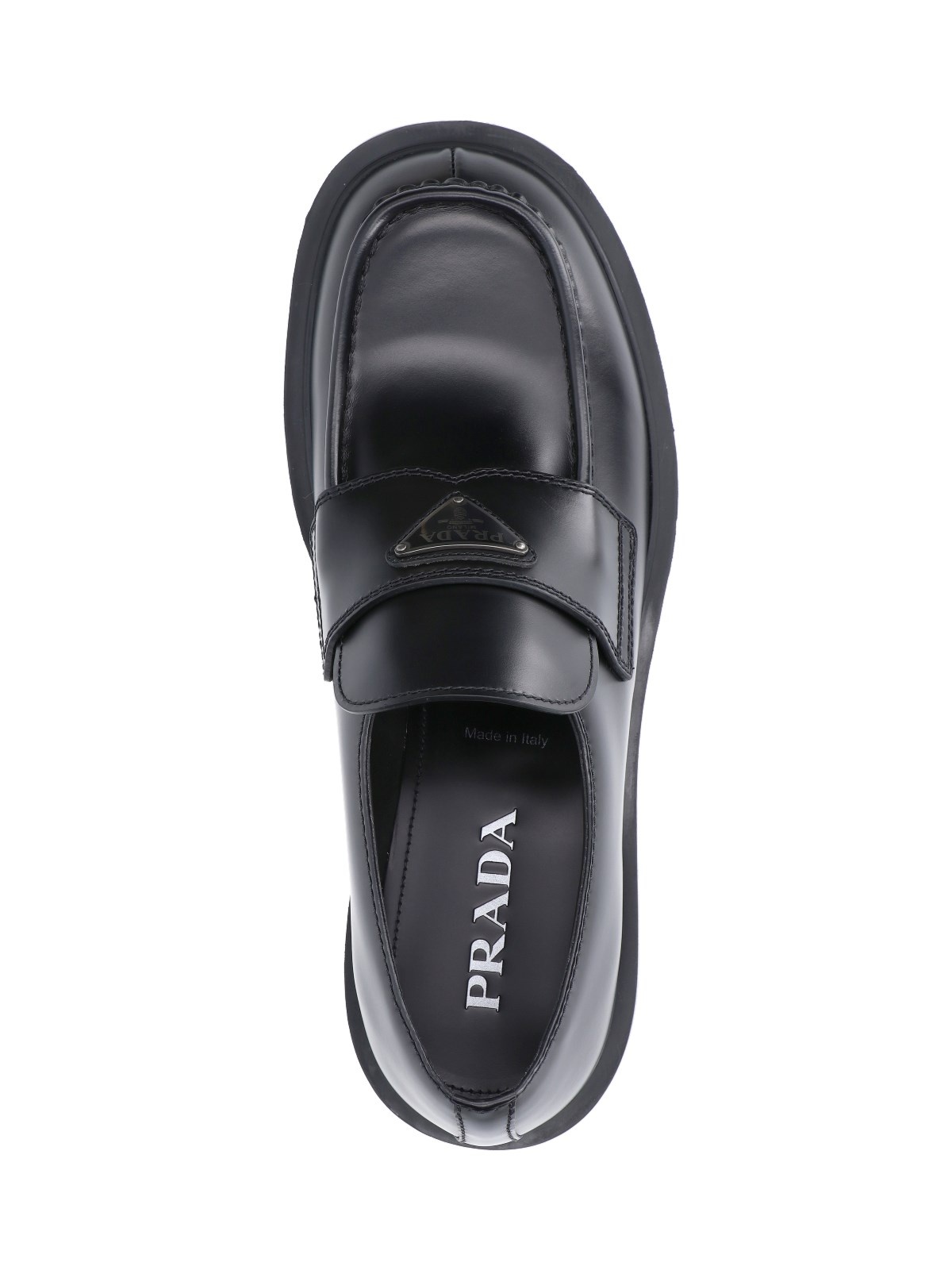 BRUSHED LEATHER LOAFERS - 5