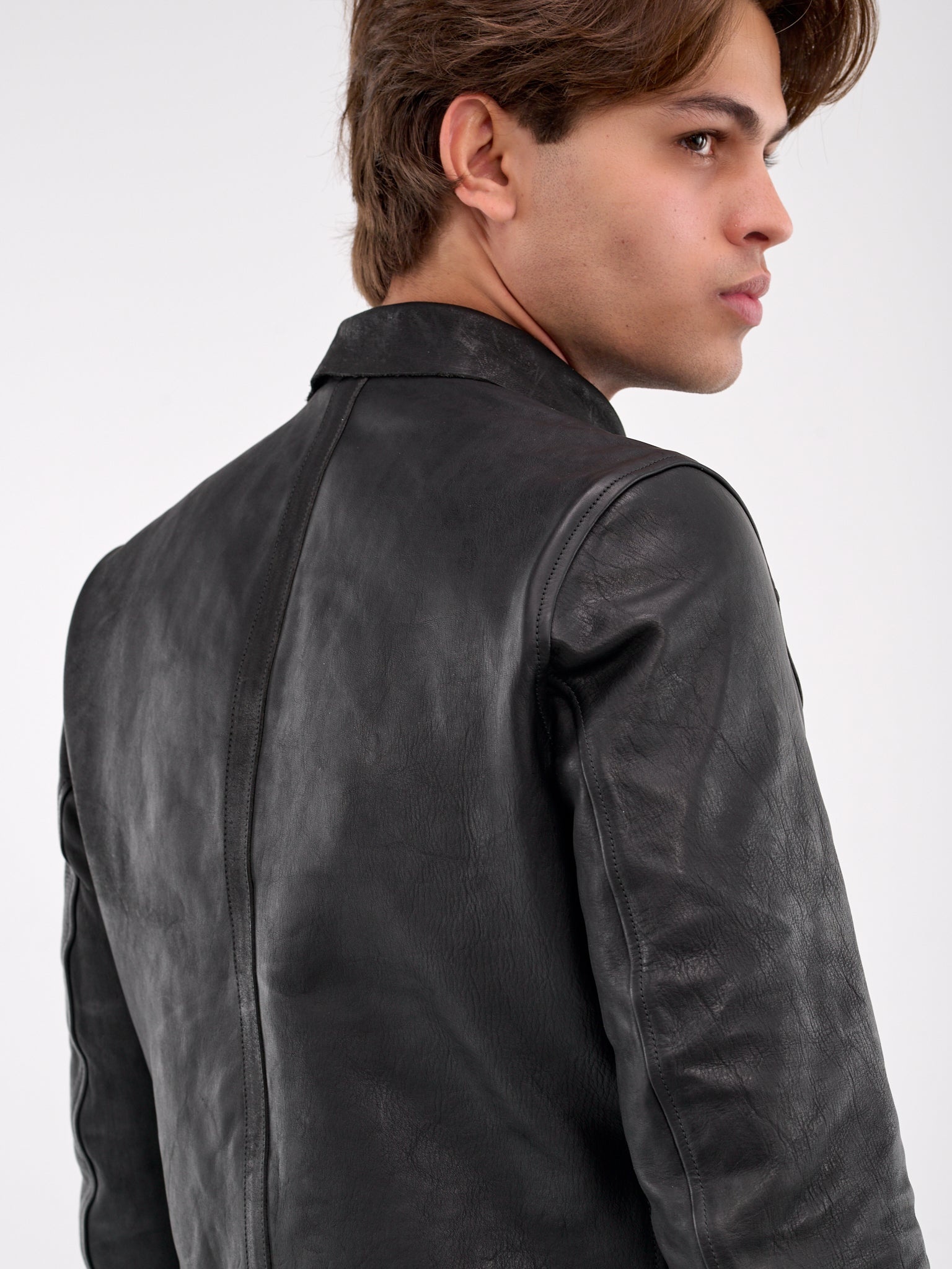 Aviator Leather Jacket - 5