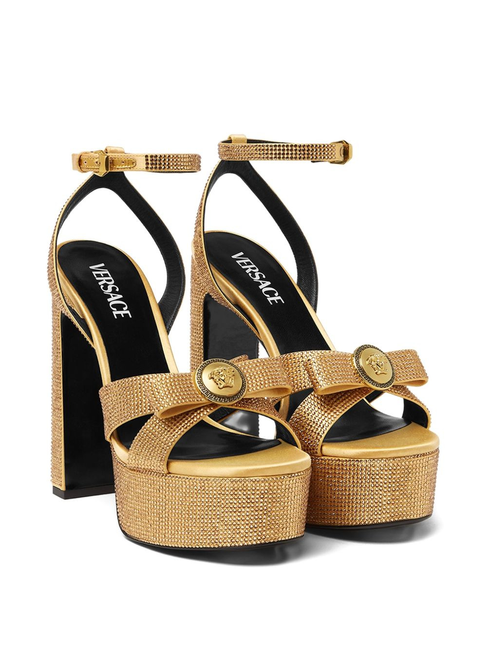 140mm crystal-embellished sandals - 2