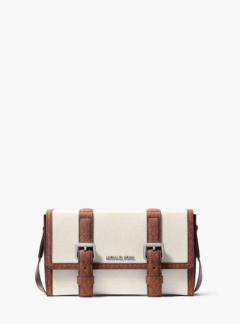 Cooper Pebbled Leather and Signature Logo Trunk Crossbody Bag - 1