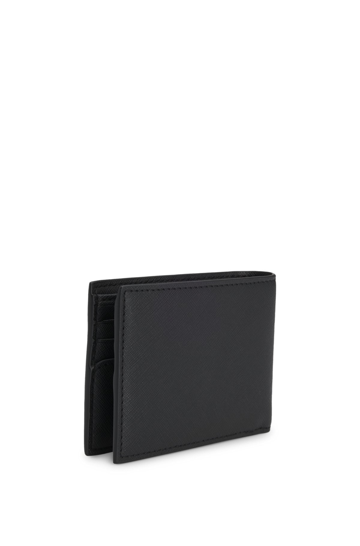 STRUCTURED BILLFOLD WALLET WITH LOGO TRIM - 4