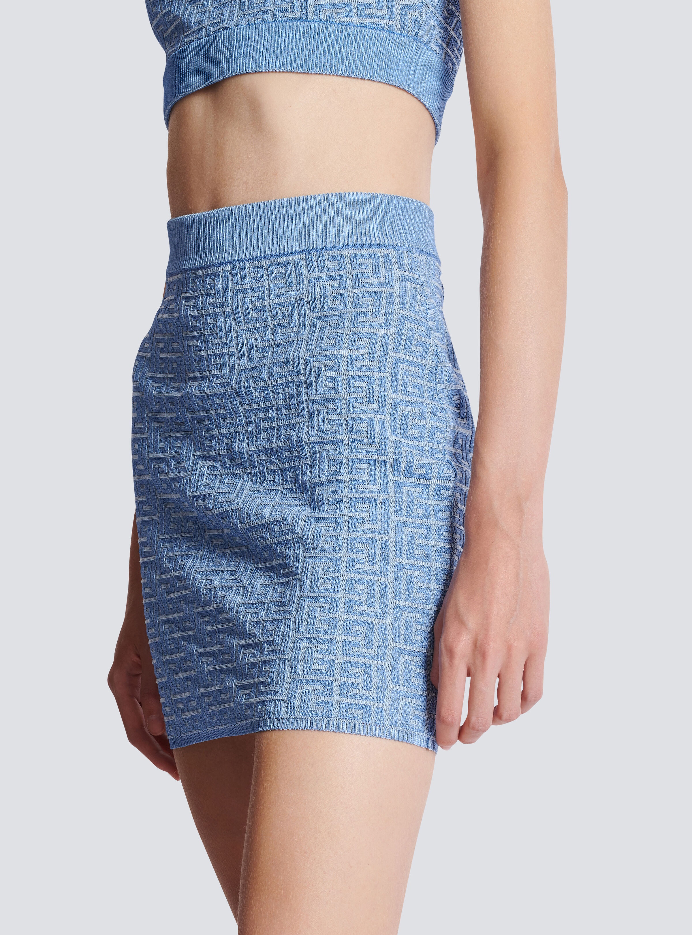 Short PB Labyrinth knit skirt - 7