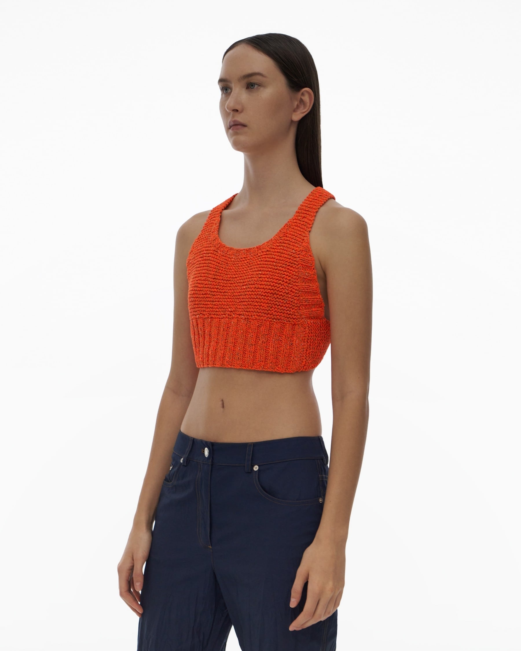 SLUB KNIT BRA - 4