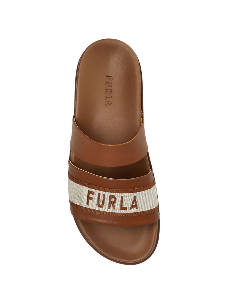 logo stripe sandals 3
