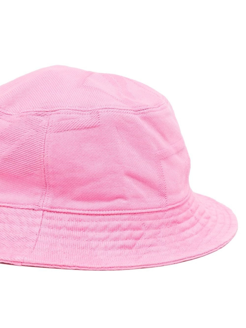We11done logo-patch bucket hat outlook