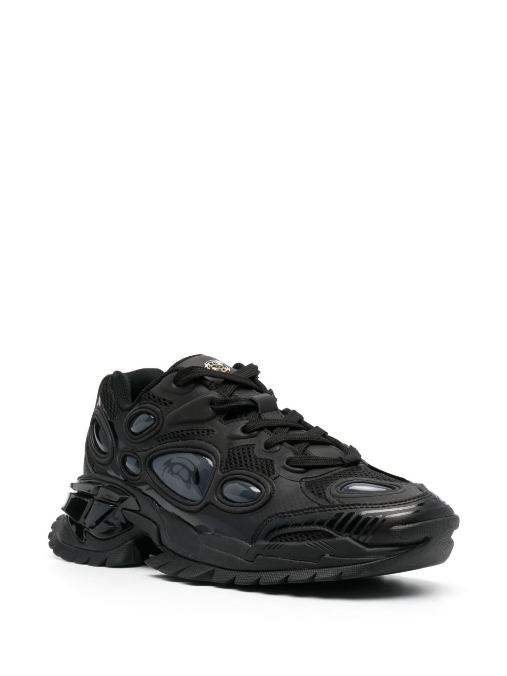 chunky-sole lace-up sneakers - 2
