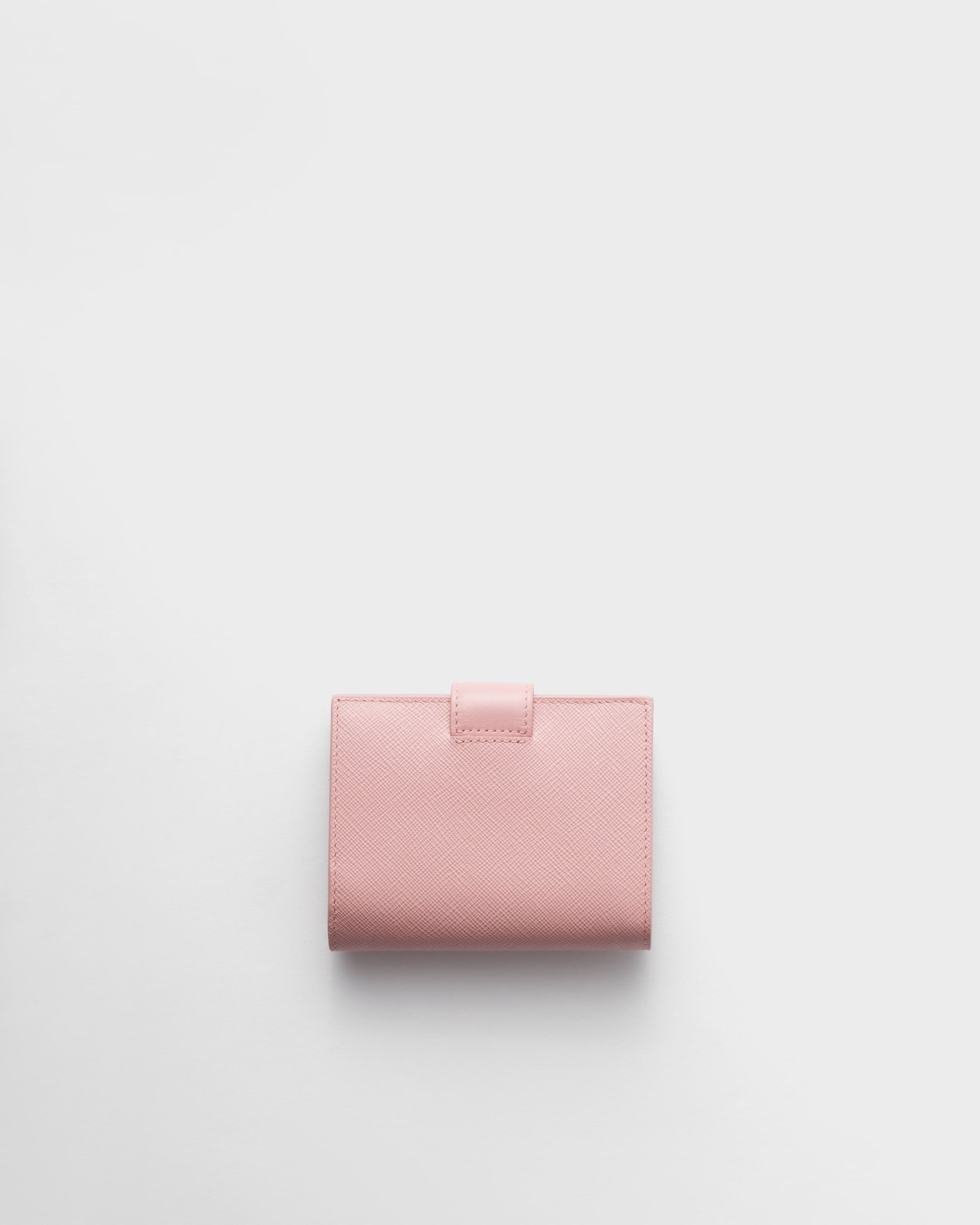 Small Saffiano and smooth leather wallet - 3