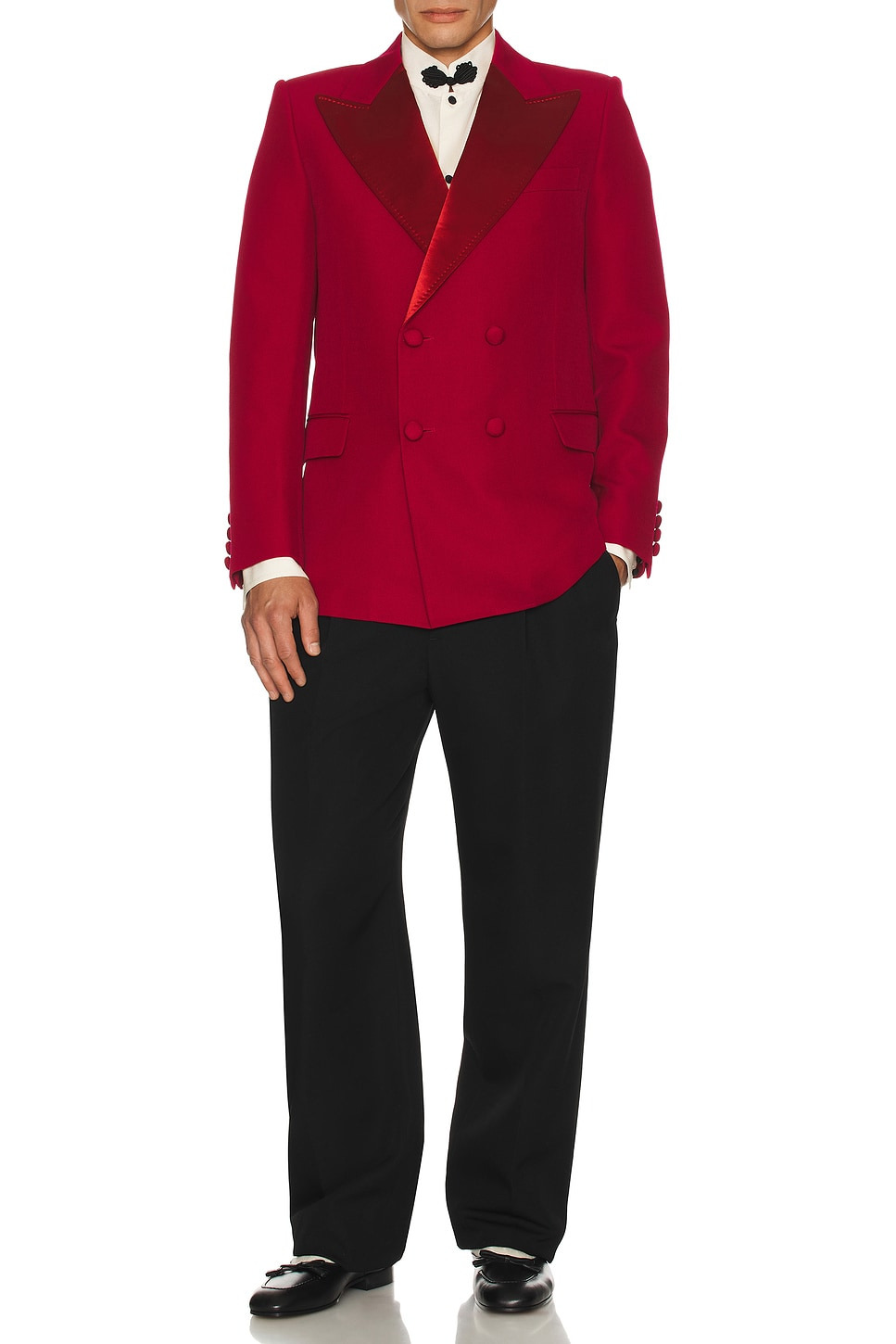 Classic Double Breasted Blazer - 4
