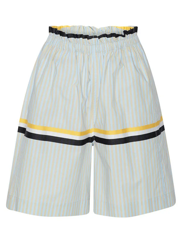 WAYBILL SHORTS - BLUE YELLOW STRIPES - 1