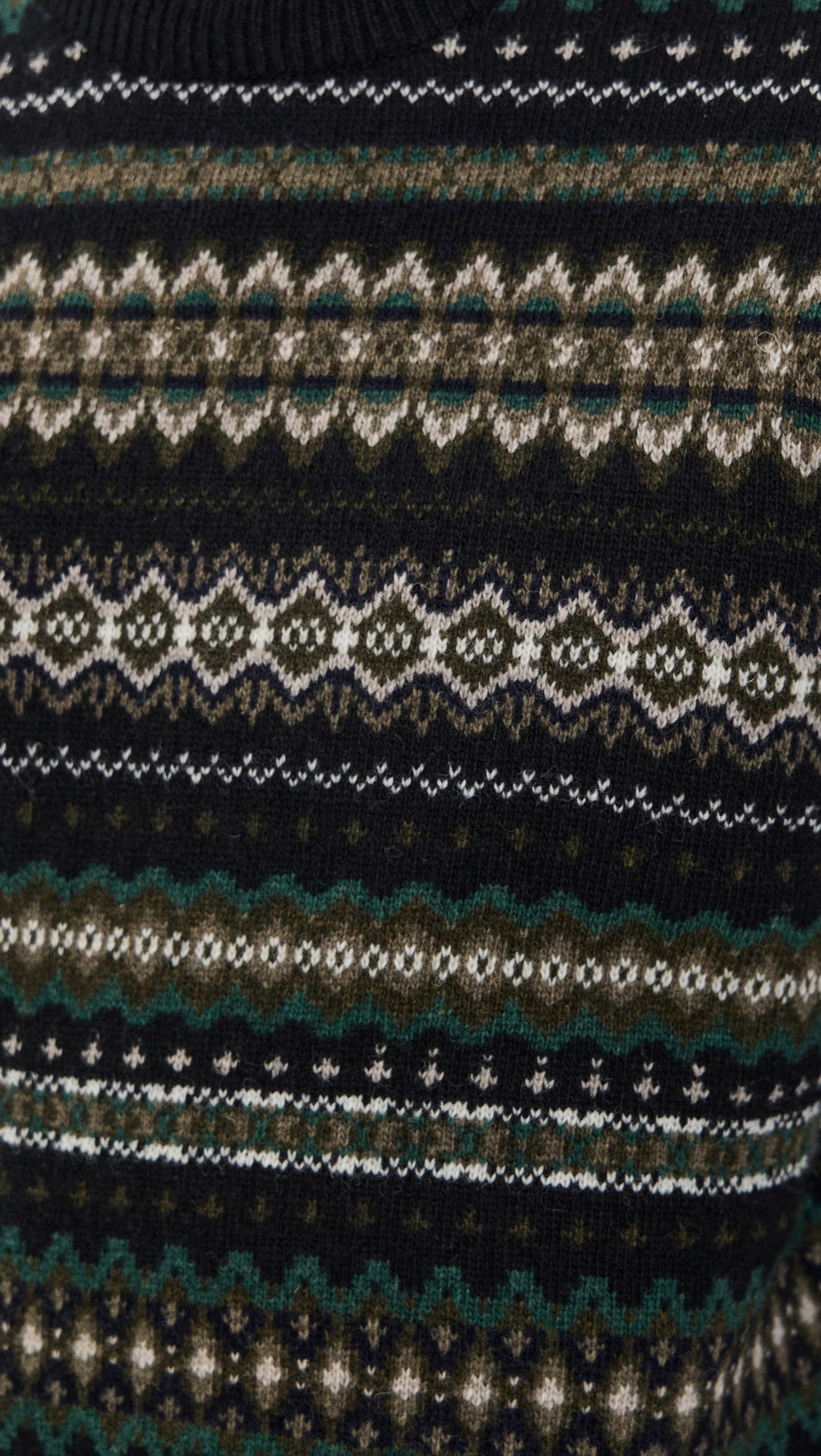 Barbour Case Fair Isle Crew Neck Sweater - 5