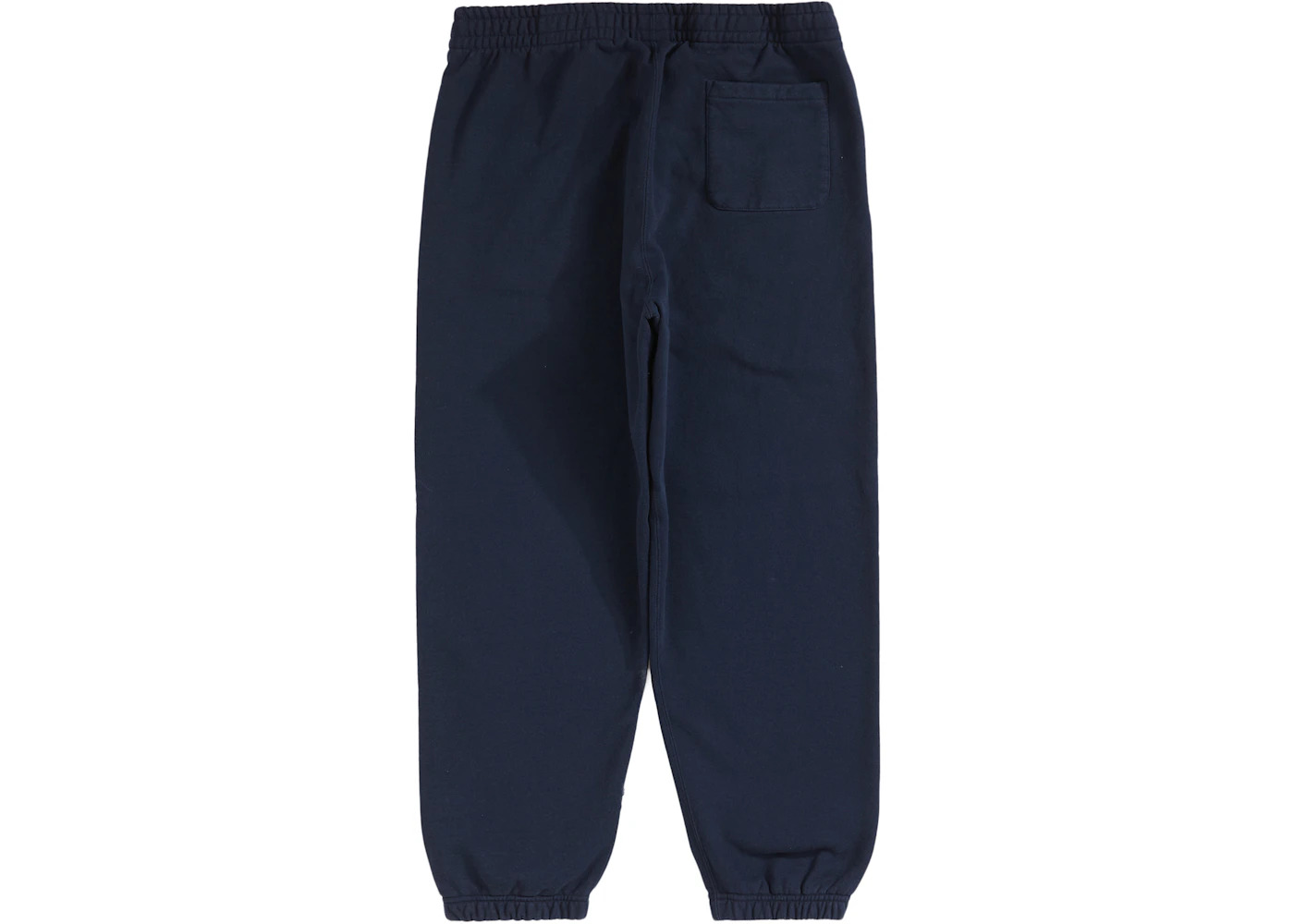 Supreme Satin Appliqué Sweatpant Navy - 2
