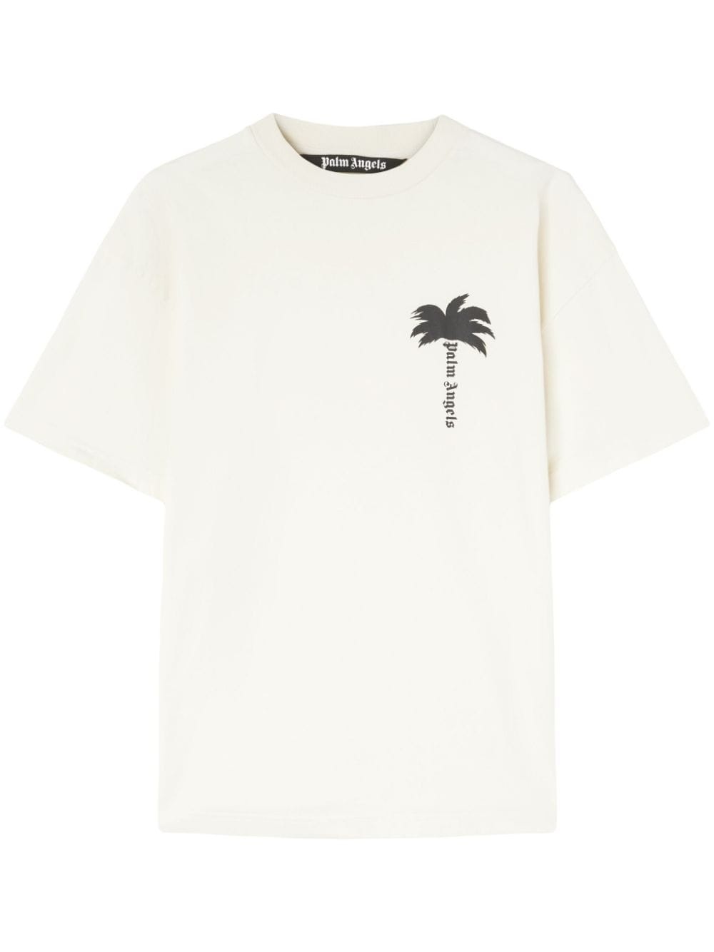 pam tree-print cotton T-shirt - 1