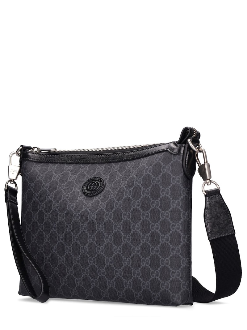 Retro GG printed messenger bag - 2