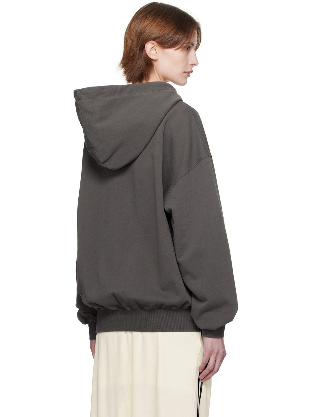 Gray 'Odyssey' Crotchet Hoodie - 3