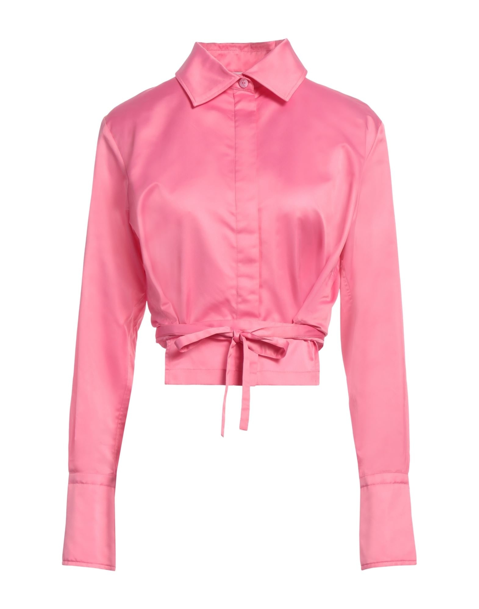Black Women's Solid Color Shirts & Blouses - 1