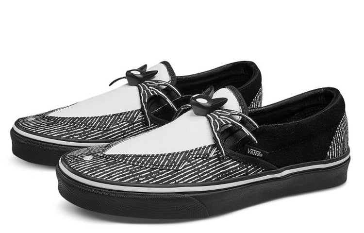 Vans The Nightmare Before Christmas x Classic Slip-On 'Jack Skellington Bowtie' VN0A4BV3T4V - 2