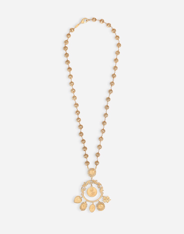 Long necklace with decorative details - 1