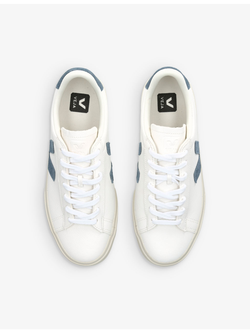 Campo logo-stitched low top leather trainers - 2