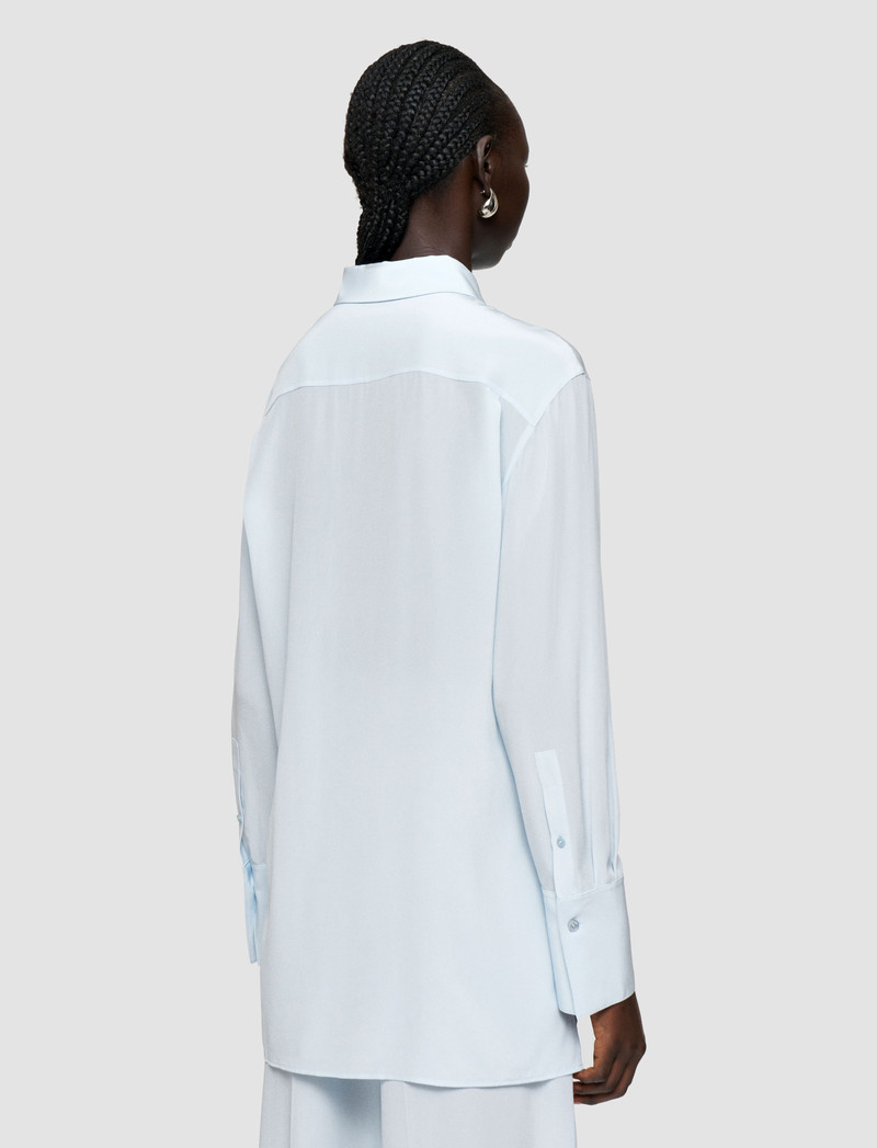 Bold Crepe de Soie Silk Blouse 3