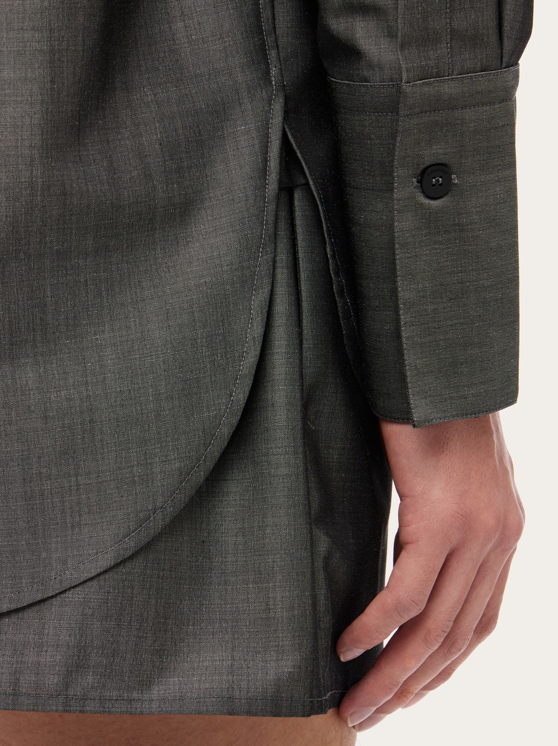 Silk and mohair shirt - 4