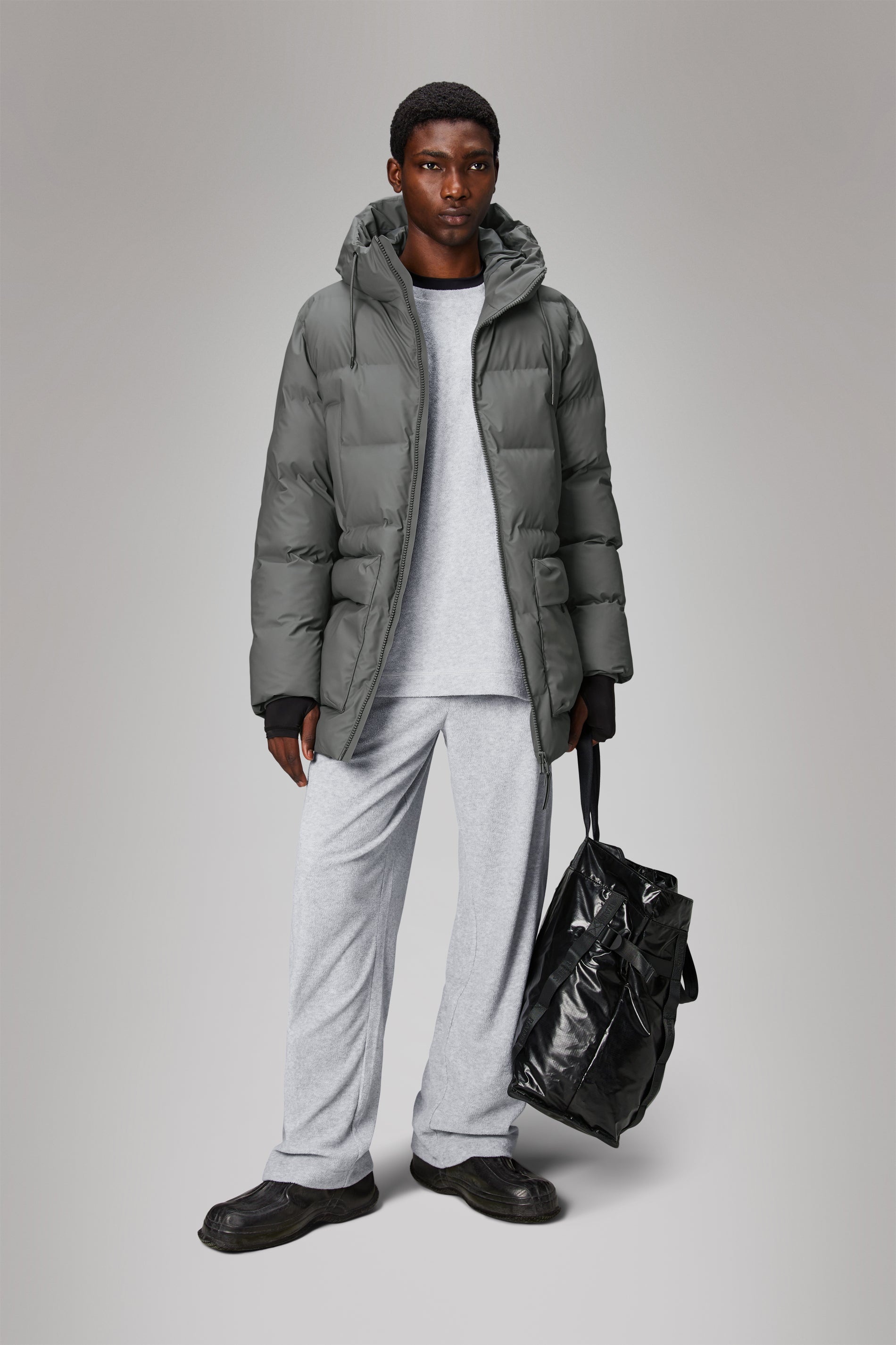 Alta Long Puffer Cargo Jacket - 4