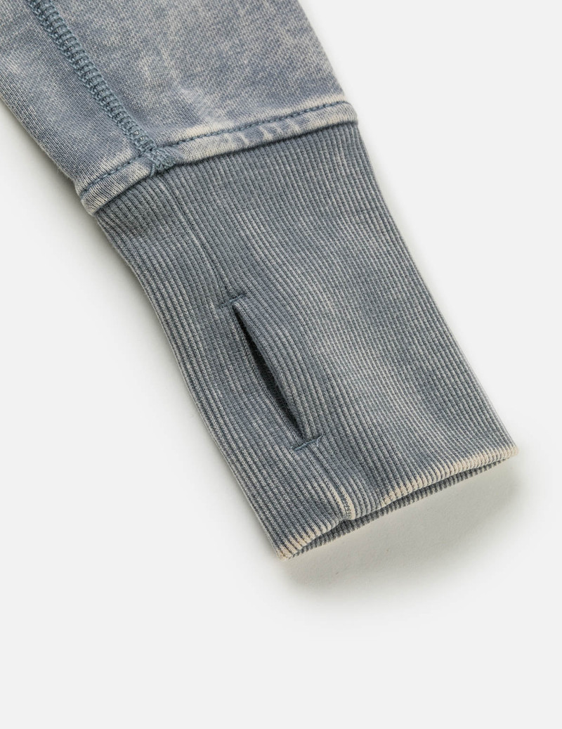 Reversed Fabric Cropped Hoodie 11