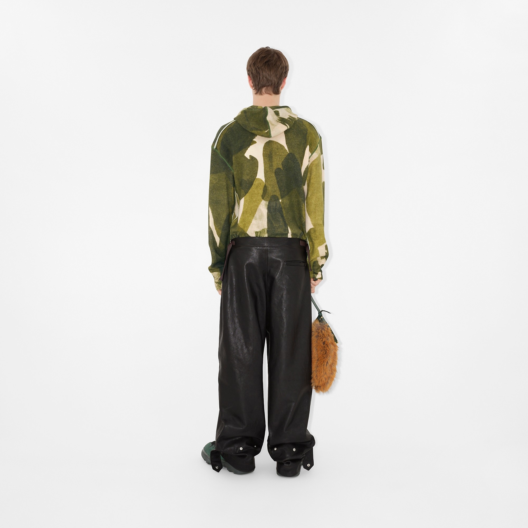 Camouflage Print Half-zip Hoodie - 4
