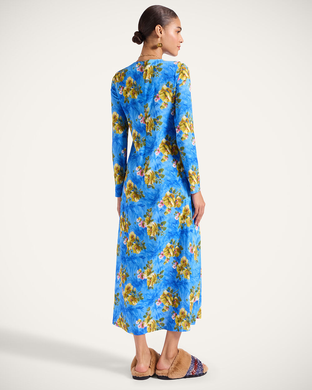 Long Sleeve Swing Dress - 5