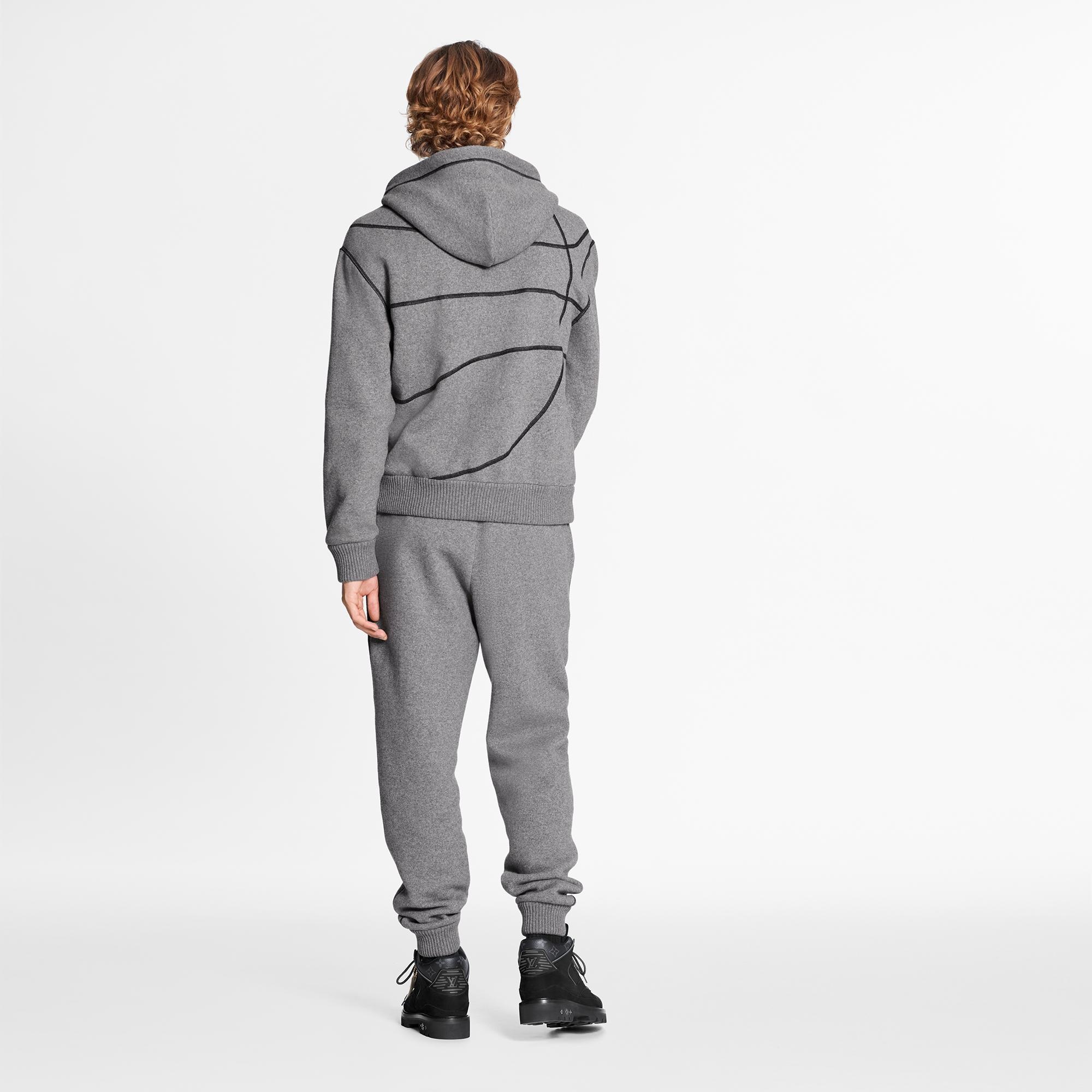 LVxNBA Cashmere Felpa Zip-Through Hoodie - 4