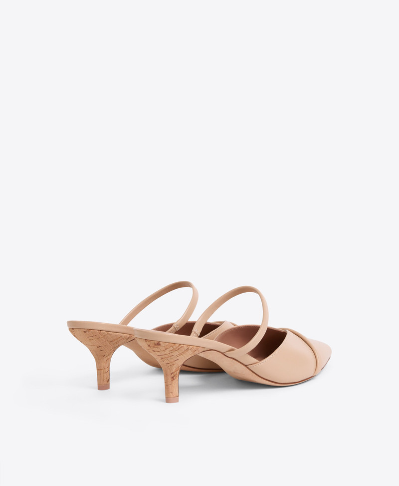Frankie 45 Buff Leather Kitten Heels 3