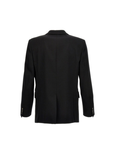Lanvin Wool Single Breast Blazer Jacket Jackets Black outlook