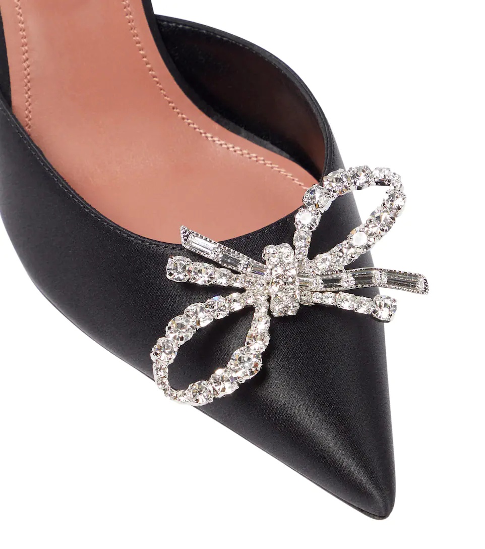 Rosie satin slingback pumps - 6
