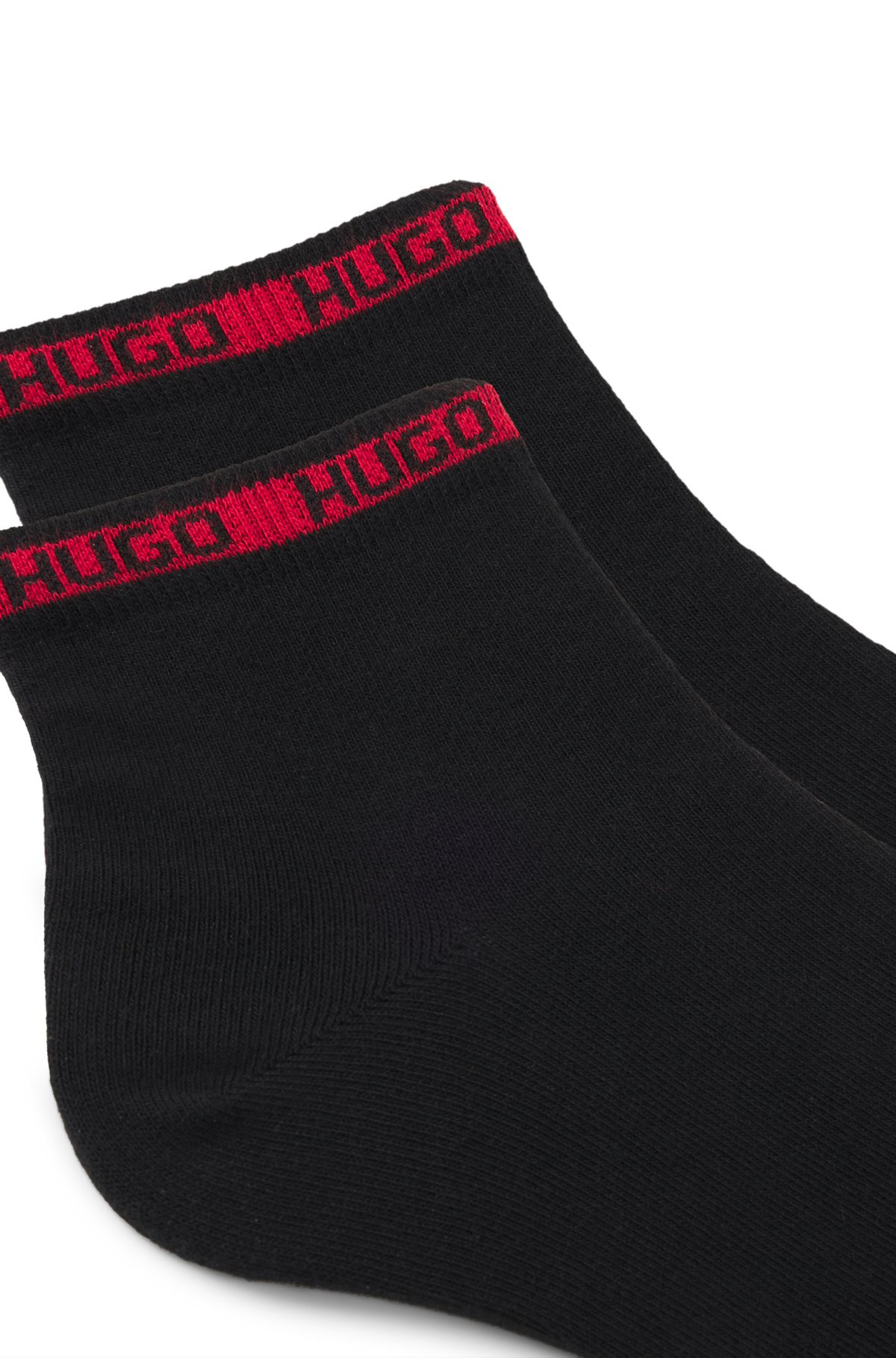TWO-PACK OF SHORT SOCKS WITH LOGO BANDS - 2