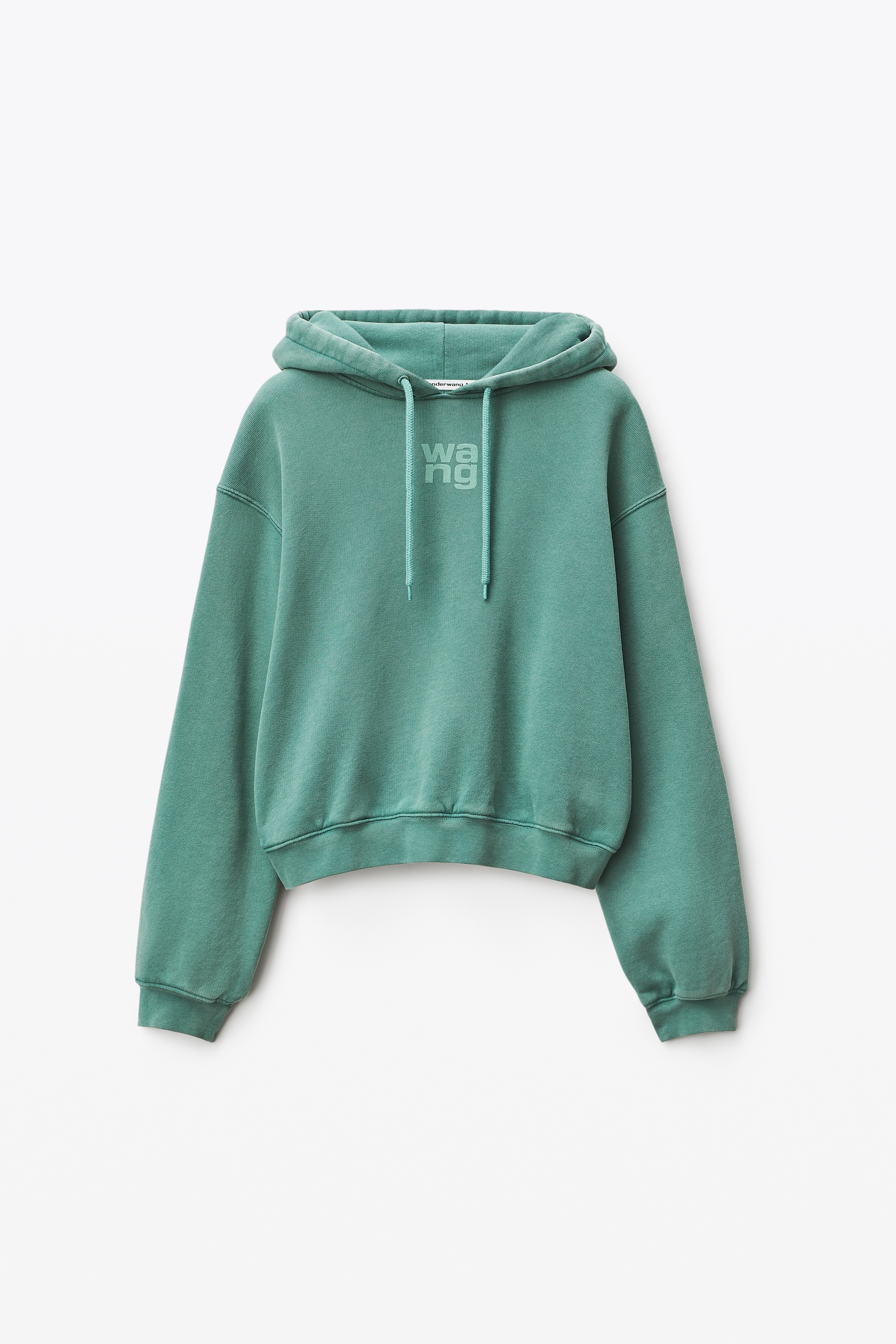 PUFF LOGO HOODIE IN STRUCTURED TERRY - 1